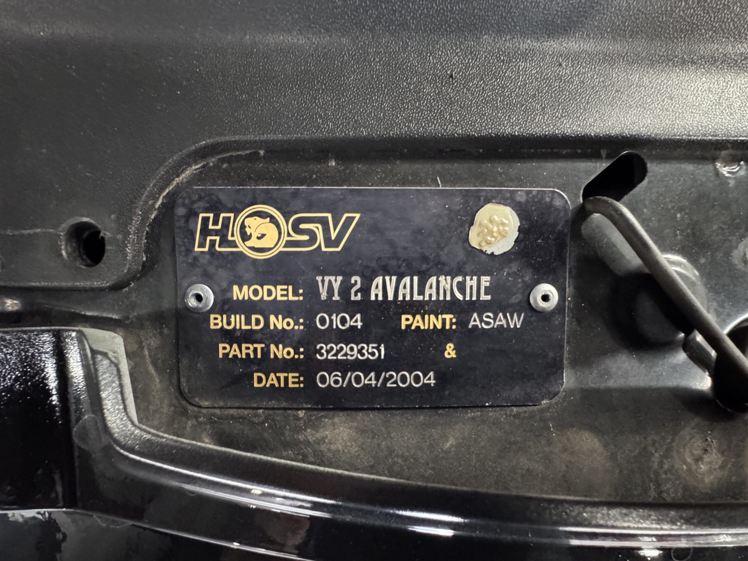 HSV Avalanche VY S2